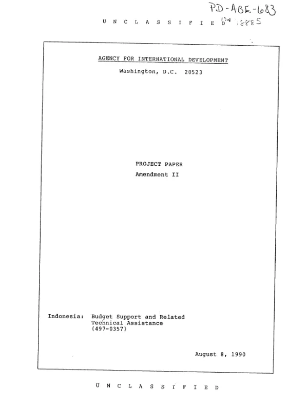 Budget support and related technical assistance : amendment no. 2