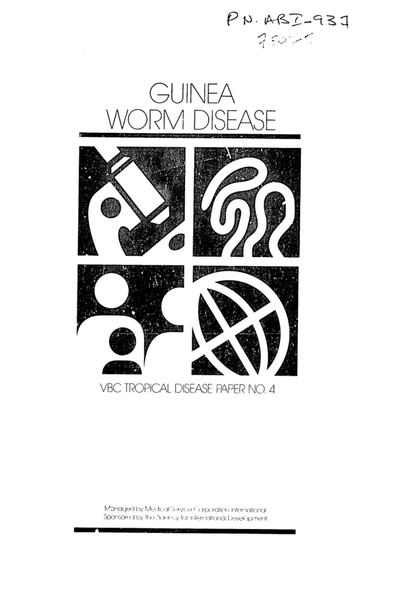 Guinea worm disease (dracunculiasis)