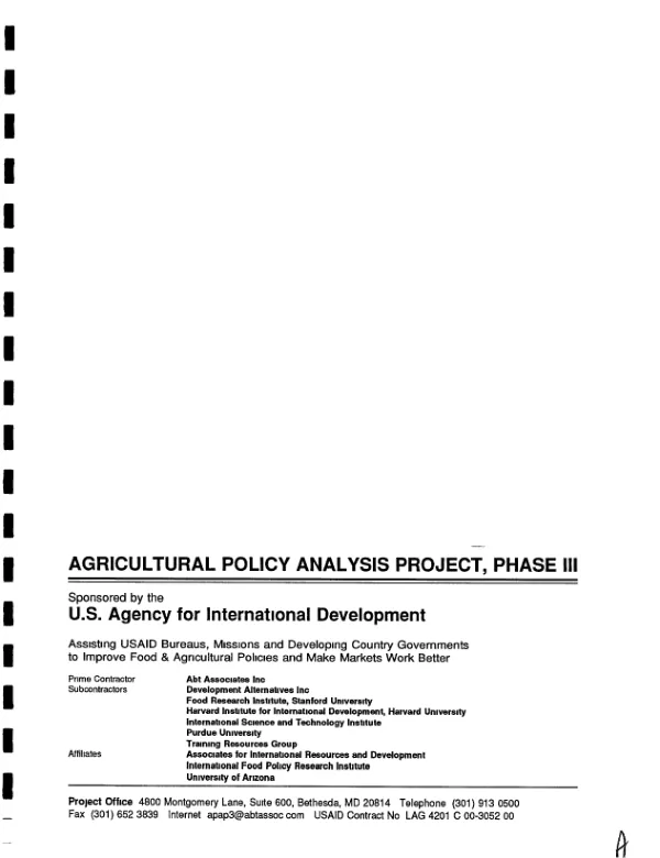 Project and financial reporting systems review : AIFLD and union - union grant, 598-0101 -- final report