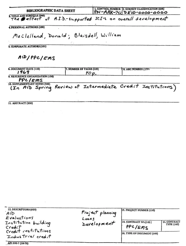 Audit of Liberia agricultural research and extension II project -- project no. 669-0188
