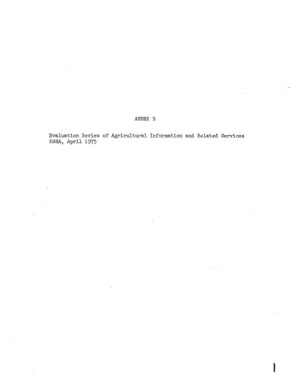 Annual report for fiscal year 1974 : Economic Research Service, AID/USDA resources support service agreement (RSSA) agreement no. 3-74