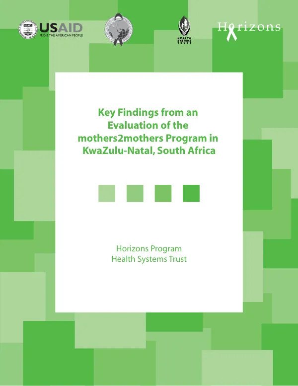 Key findings from an evaluation of the mothers2mothers program in KwaZulu-Natal, South Africa