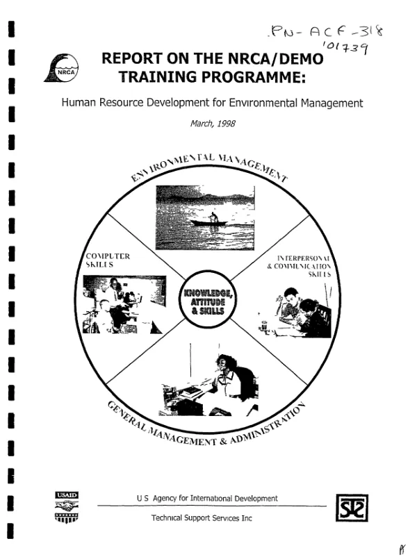 Report on the NRCA/DEMO training programme : human resources development for environmental management