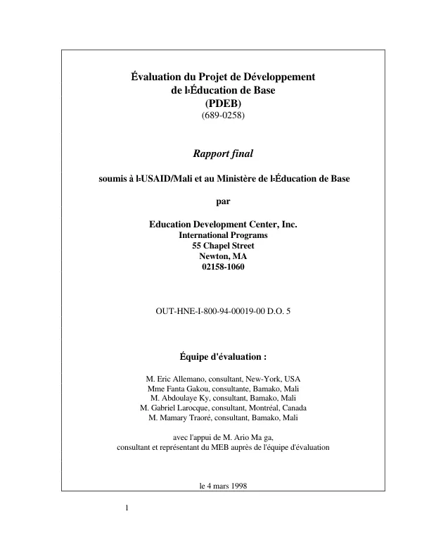 Annotated bibliography on agricultural credit and rural savings, volume XIV : a special issue on formal and informal financial markets and related issues for Chad, Niger, Senegal and the Sahel