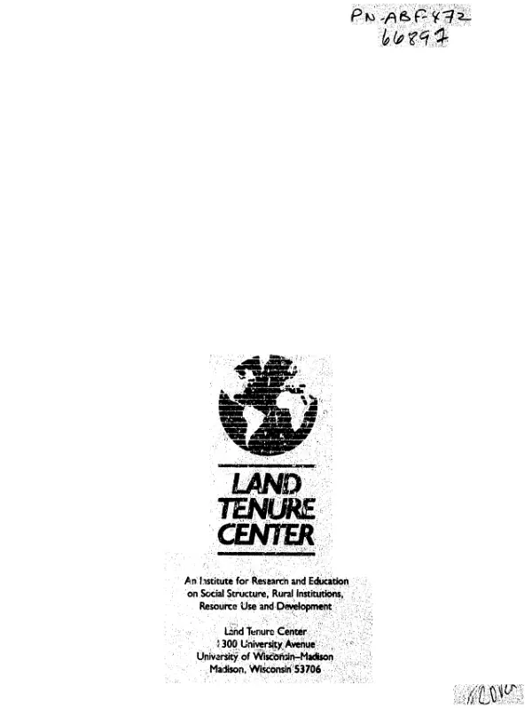 Study of individual tenure farmers in Swazi ownership