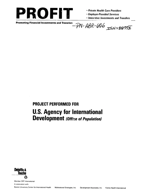 Country assessment : Kenya, 1993