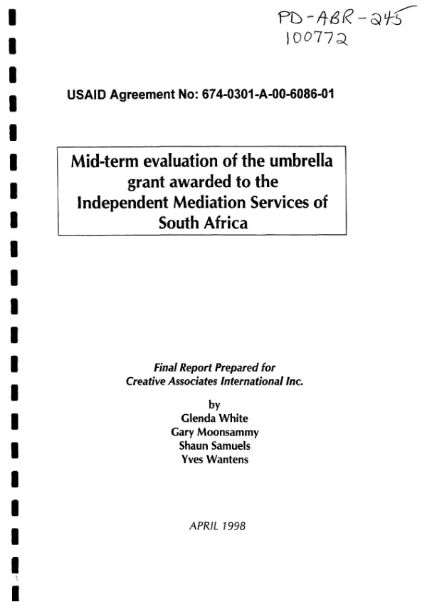 Audit of the USAID-financed alternative development activities in Peru