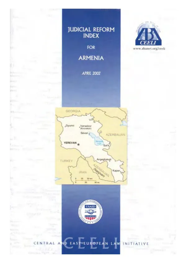 Judicial reform index for Armenia