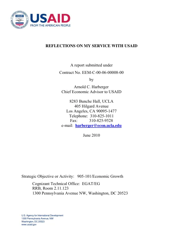 Reflections on my service with USAID