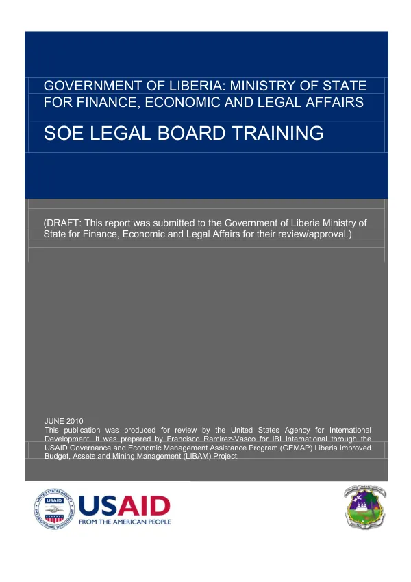 SOE legal board training