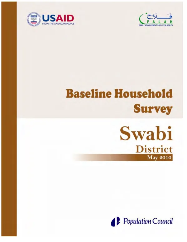 Baseline household survey : Swabi District