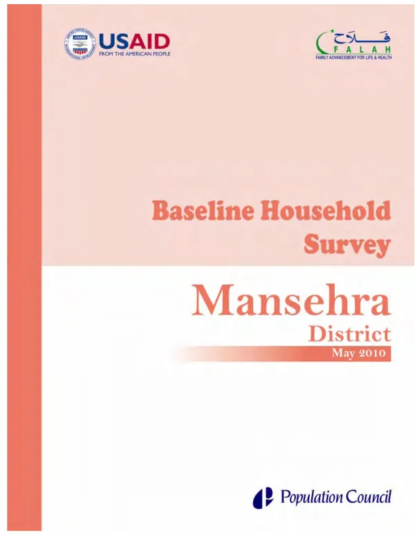 Baseline household survey : Mansehra District