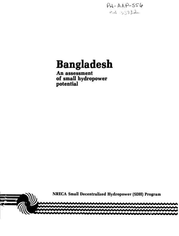 Bangladesh : an assessment of small hydroelectric potential