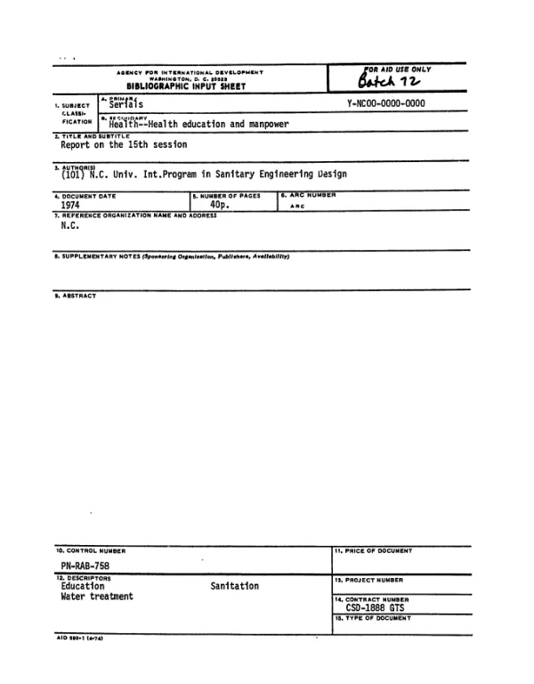 Food production support project : amendment no. 2