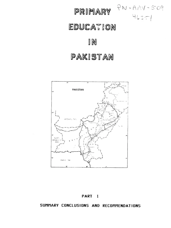 Primary education in Pakistan
