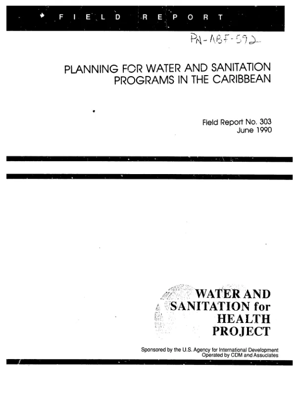 Planning for water and sanitation programs in the Caribbean