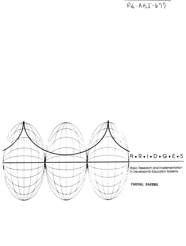 Indicators of progress in the Jordanian educational reform : a discussion paper