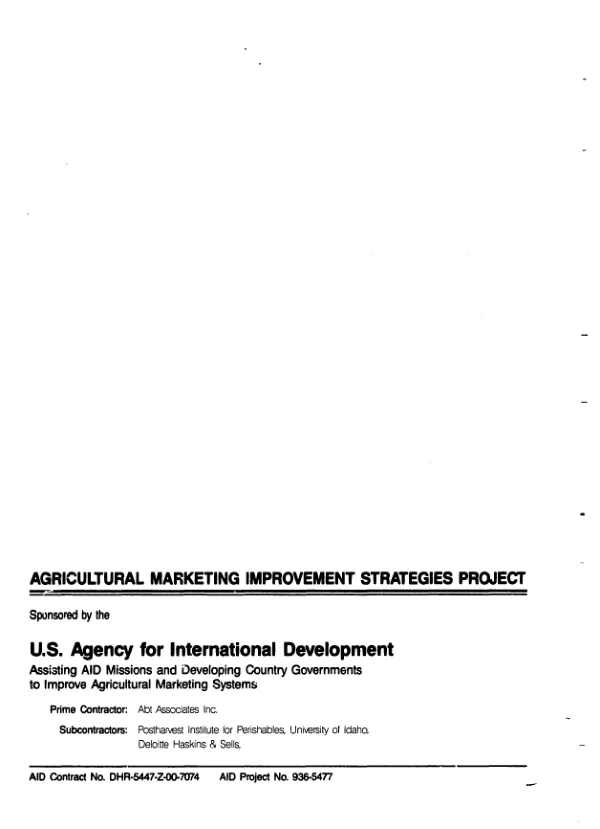 Rapid appraisal of the vegetable seed marketing system in Nepal