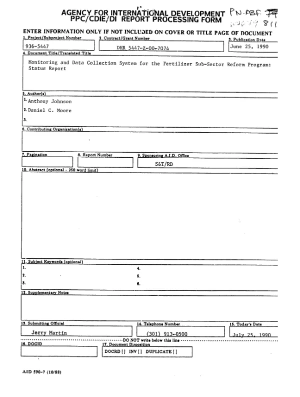 International Eye Foundation : "seeing 2000" -- increasing the quality and quantity of ocular surgery in children to ameliorate childhood blindness : annual report no. 2 -- November 1, 1996-October 31, 1997