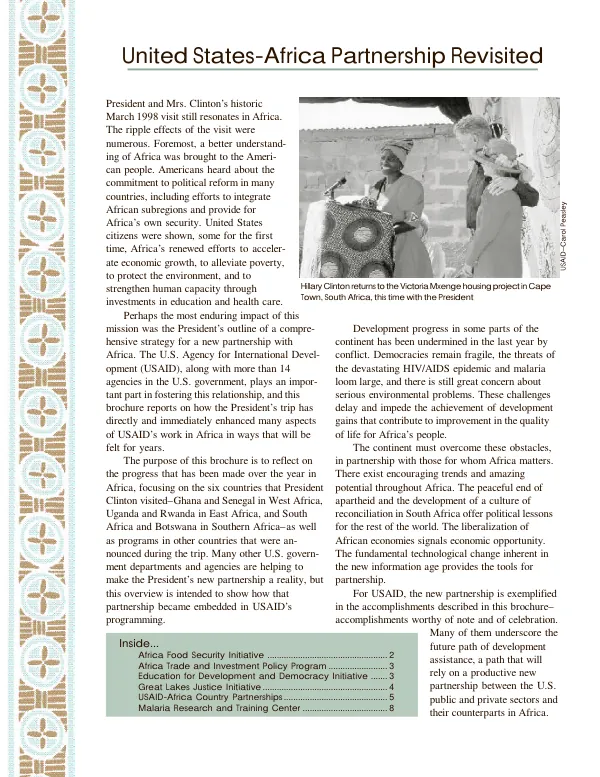United States-Africa partnership revisited