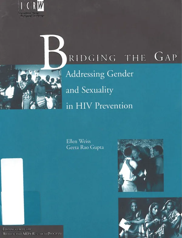 Bridging the gap : addressing gender and sexuality in HIV prevention