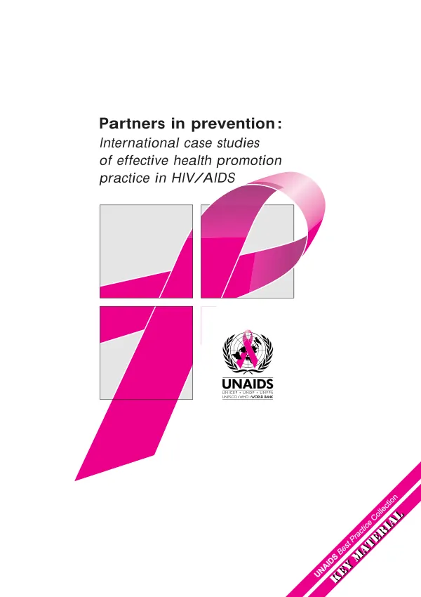 Partners in prevention : international case studies of effective health promotion practice in HIV/AIDS
