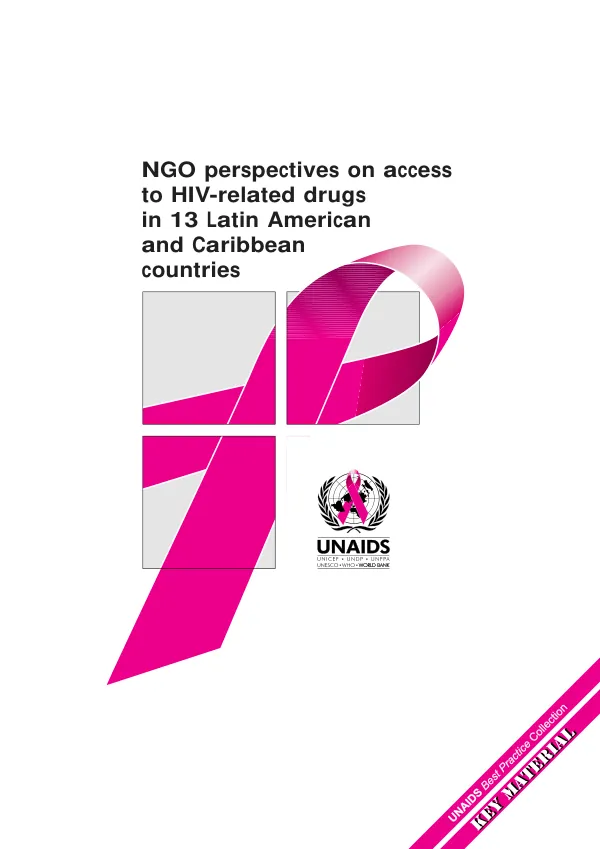 NGO perspectives on access to HIV-related drugs in 13 Latin American and Caribbean countries
