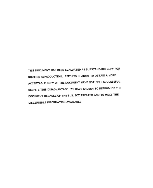 Community experiments in the reduction of malnourishment in Colombia; progress report, 1974/1975