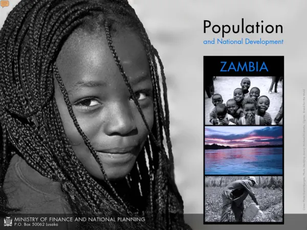 Zambia : population and national development [presentation]