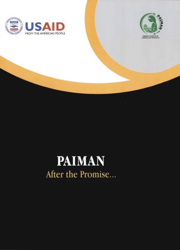 PAIMAN : after the promise ...