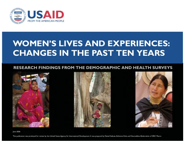 Women"s lives and experiences : changes in the past ten years