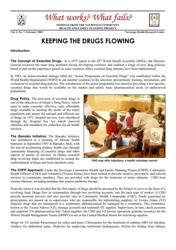 Keeping the drugs flowing