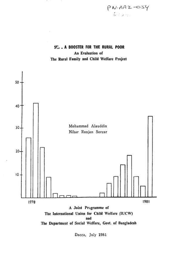 SES - a booster for the rural poor : an evaluation of the rural family and child welfare project