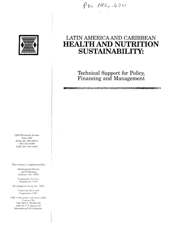 Lessons from the Chilean model of decentralization : devolution of primary care to municipal authorities