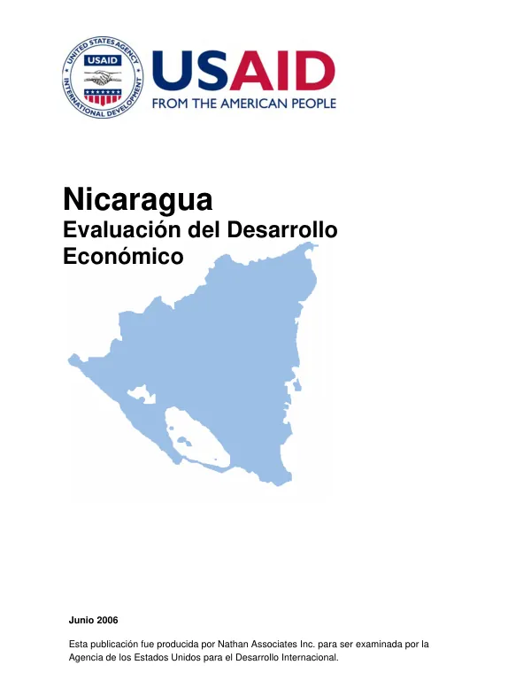 Nicaragua : evaluacion del desempeno economico