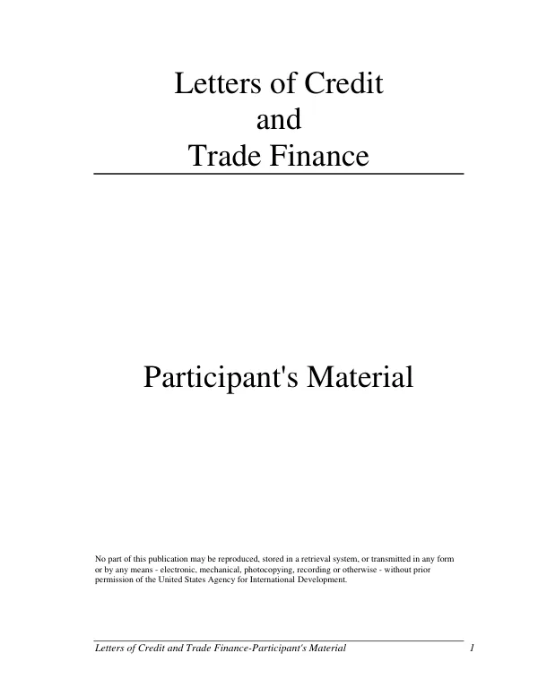 International trade transaction exercise
