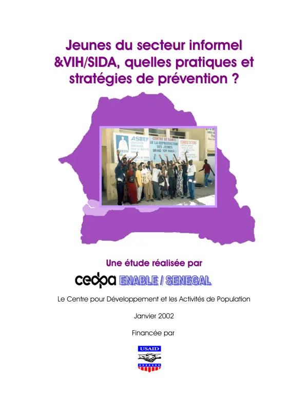 Juenes du secteur informel & VIH/SIDA, quelles pratiques et strategies de prevention?