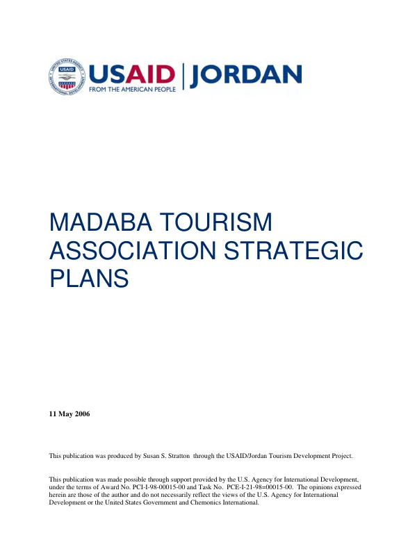 Madaba Tourism Association strategic plans