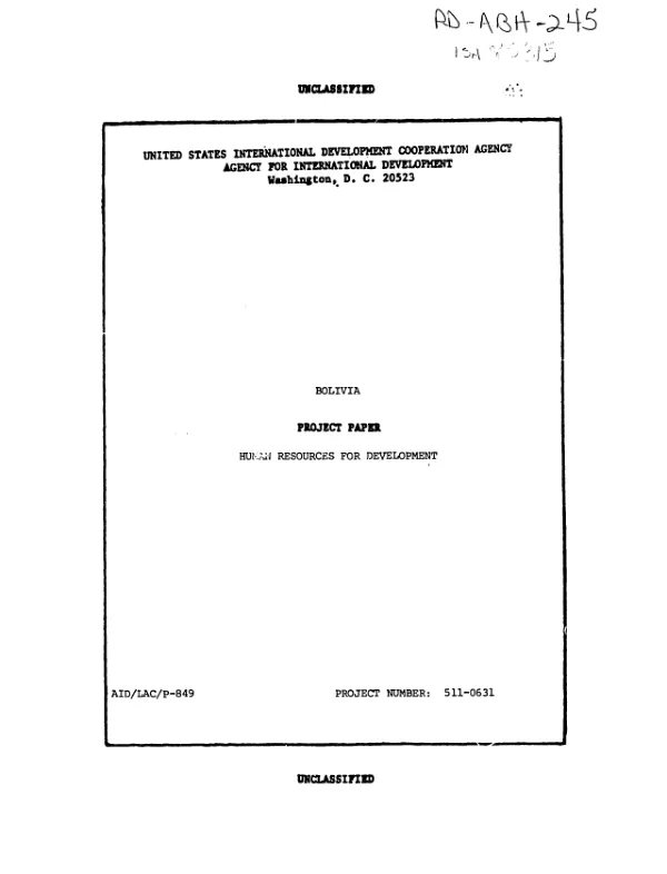 Human resources for development