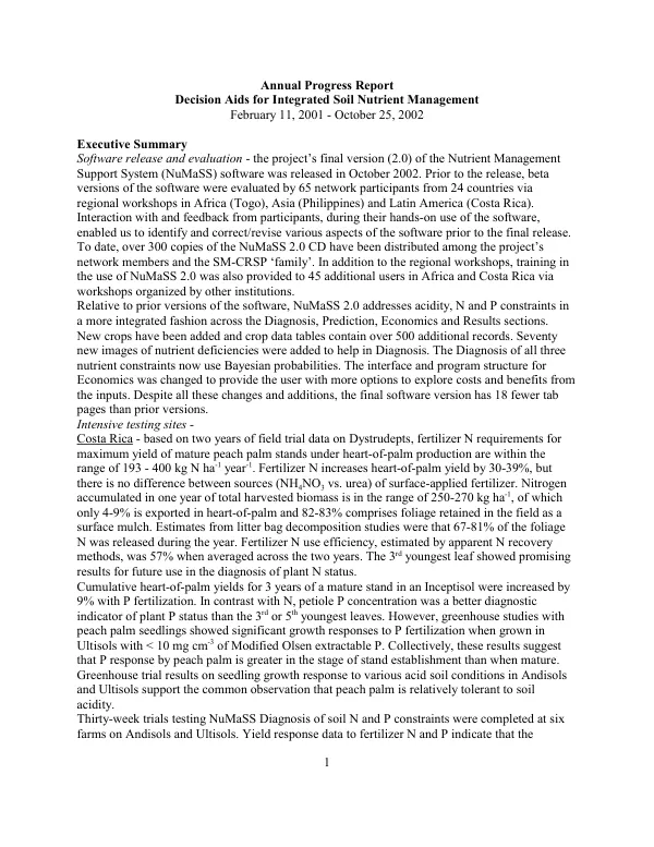 Evaluation of the African manpower development project in Kenya (project no. 698-0384.6)