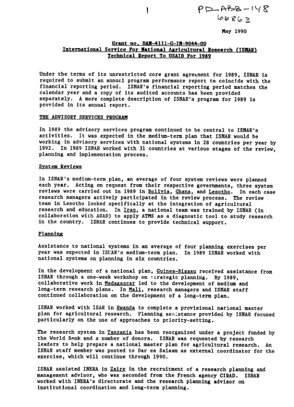 Audit of USAID/Namibia"s basic education reform program
