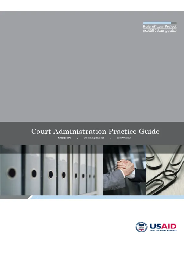 Rule of Law Program - Court Administration Practice Guide