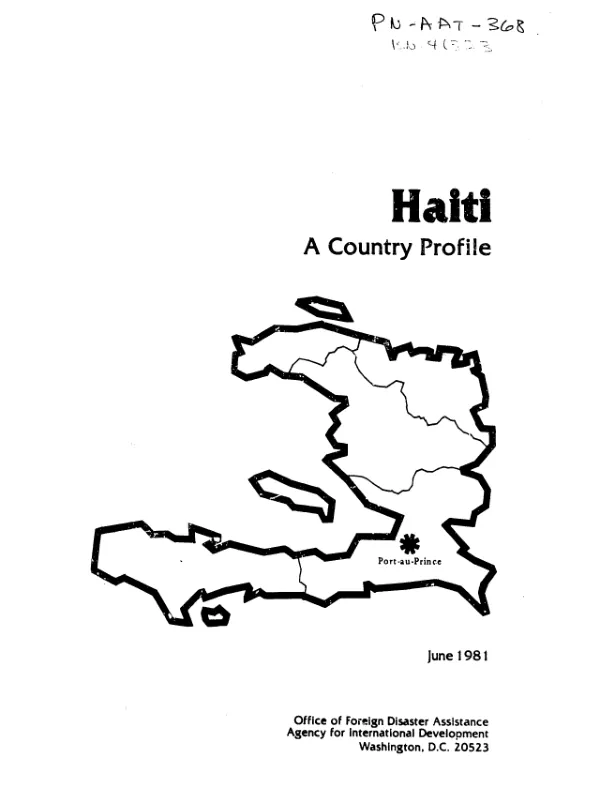 Haiti : a country profile