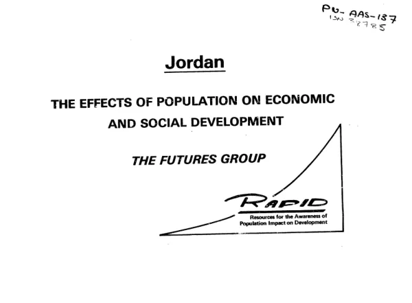 Jordan : the effects of population on economic and social development