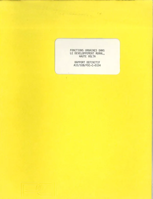 Cultural and agricultural approach to family planning and reproductive health (AFR-0526-G-00-1038-00) : terminal report