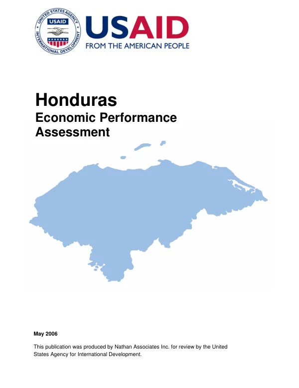 Honduras economic performance assessment
