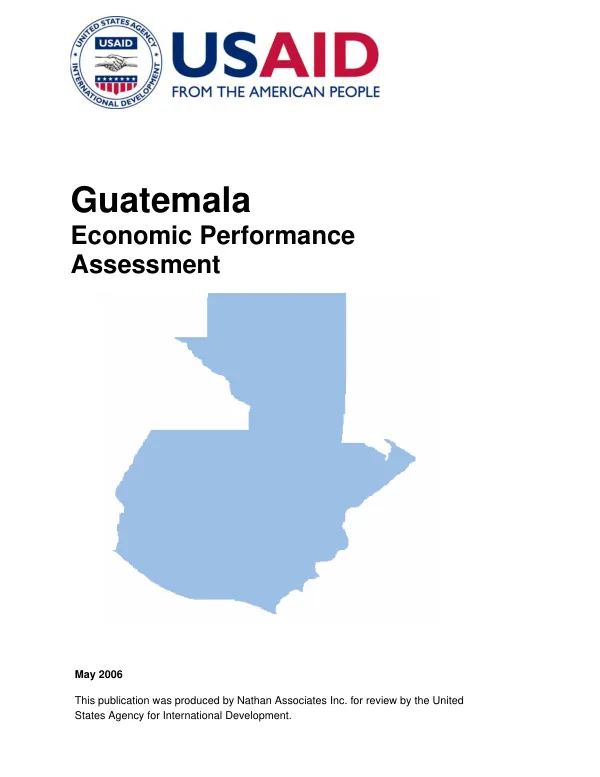 Guatemala economic performance assessment