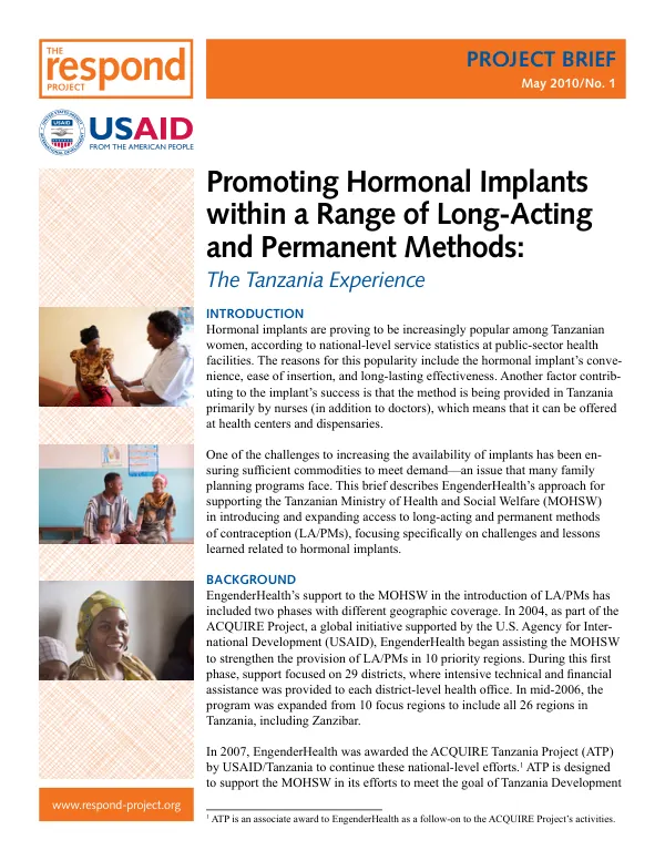 AID grant agreement no. 674-0312-G-SS-3058-00 to Housing for People and Empowerment [HOPE] for a series of technical seminars for representatives from the informal settlements, for trainers of trainers, for PWV region community leaders, and for field investigations