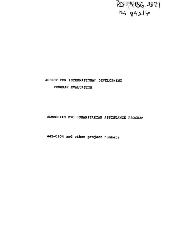 Smallholder empowerment & economic growth through agribusiness & association development (SEEGAAD) : final project report, November 18, 2002-December 31, 2005