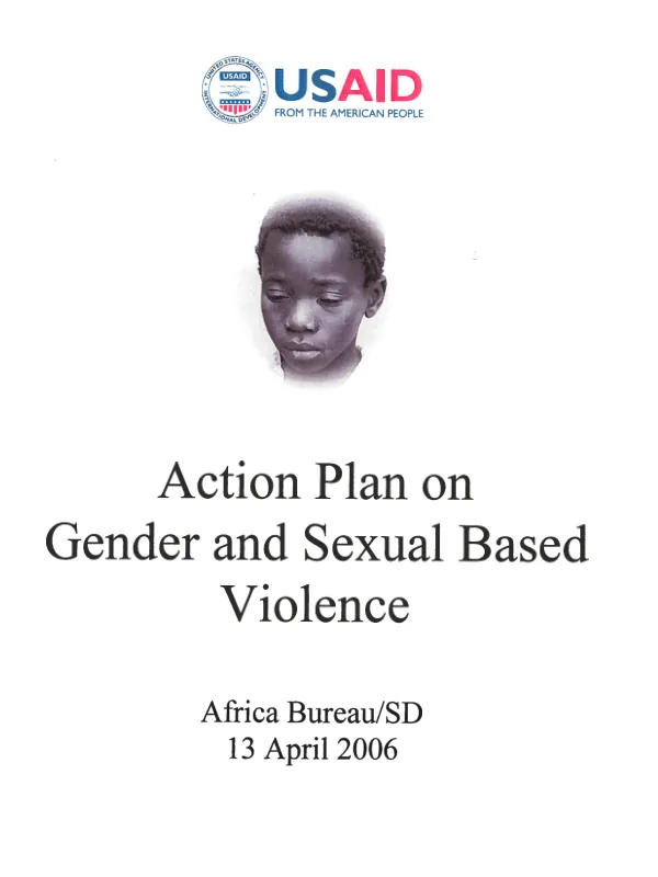 Action plan on gender and sexual based violence